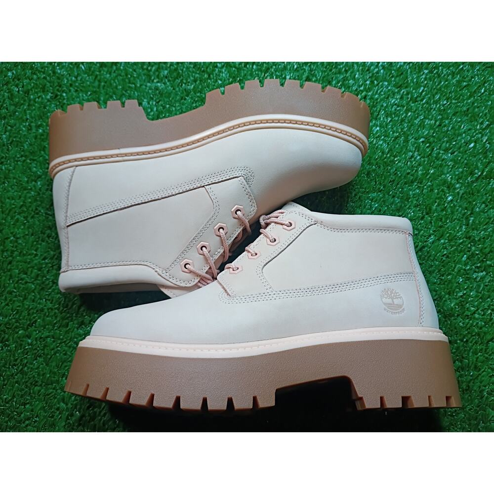 New Timberland Nellie Stonestreet Platform Boots Pink Sz 7